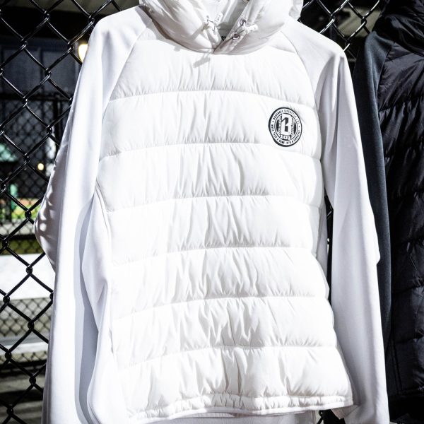 Pro Series Puffer Hybrid Youth Jacket - White - Image 3