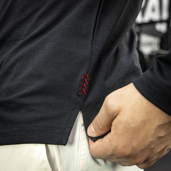 Diamond Tech Youth Long Sleeve - Black/White - Image 5