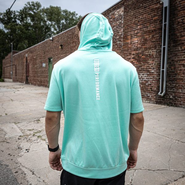 BSBL-SZN Short Sleeve Hoodie V2 Mint/White - Image 5