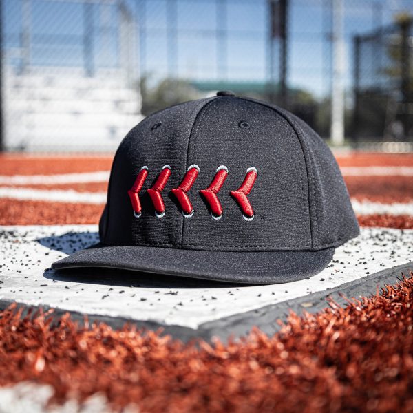 Buzz the Tower Hat - Black/Red - Image 3