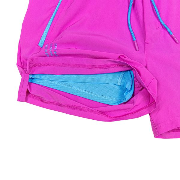Pro Series Youth Shorts V2 with Liner - Pink - Image 3