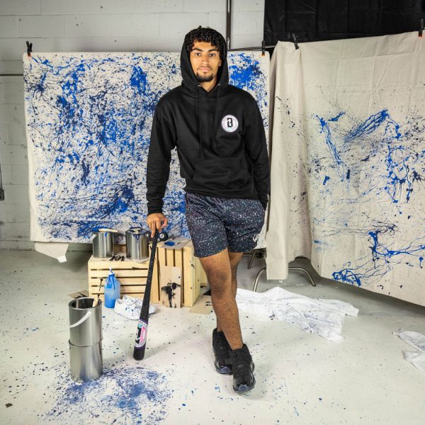 Splatter Hoodie - Black/Galaxy - Image 5