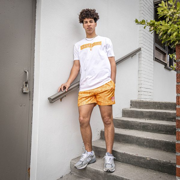Paisley Shorts - Orange - Image 3