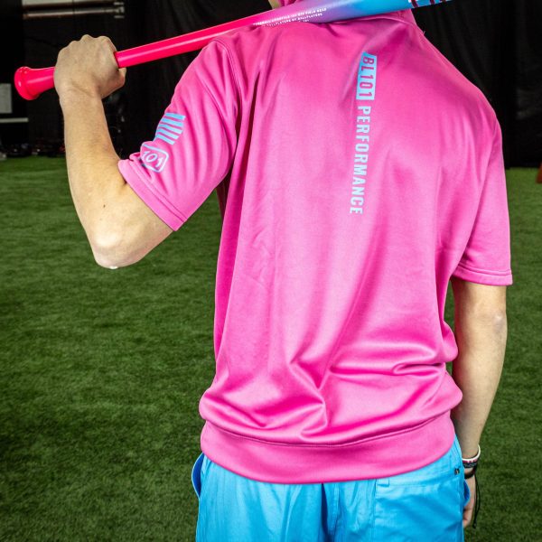 BSBL-SZN Youth Short Sleeve Hoodie V2 Cotton Candy Pink - Image 4