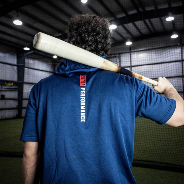 BSBL-SZN Short Sleeve Hoodie V2 Navy - Image 4
