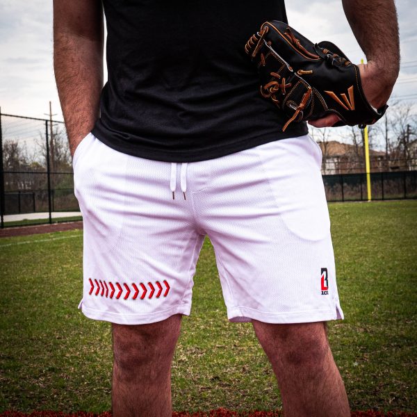 Baseball Seams Shorts - White - Image 6