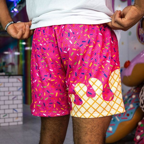 Ice Cream Youth Shorts - Strawberry - Image 3
