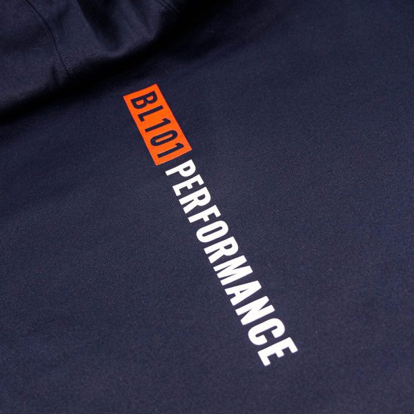 BSBL-SZN Youth Short Sleeve Hoodie V2 Navy - Image 4