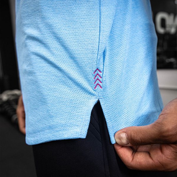 Diamond Tech Youth Long Sleeve - Cotton Candy Blue - Image 4