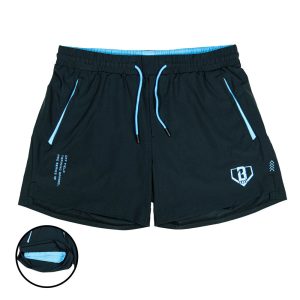 Pro Series Shorts V2 with Liner - Black/Light Blue