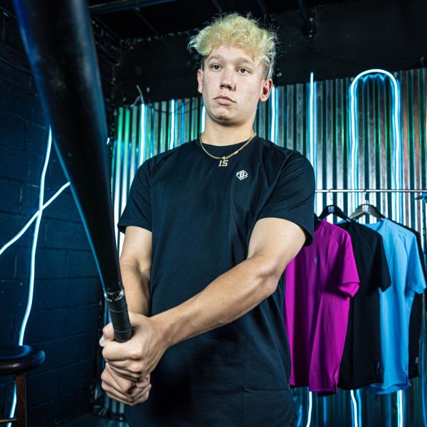 Diamond Tech Tee - Black/White - Image 2