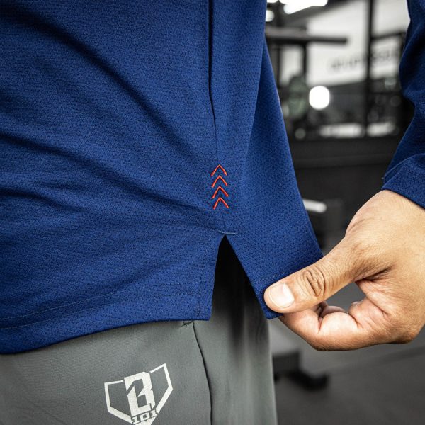 Diamond Tech Youth Long Sleeve - Navy - Image 5