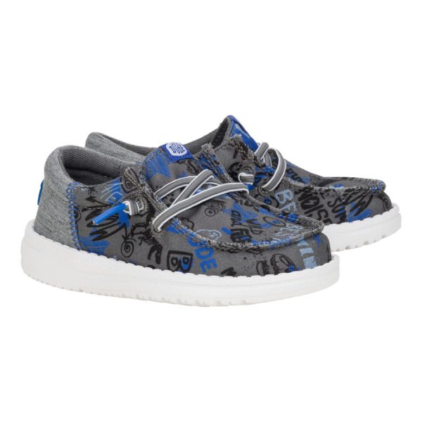 Wally Funk Toddler Graffiti Mix - Grey - Image 2