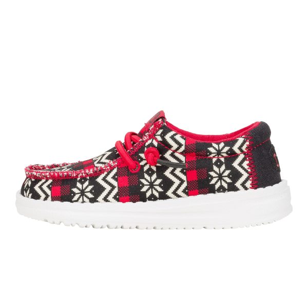 Wally Youth Ugly Sweater - Sweater Black/Red - Image 8