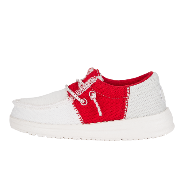 Wally Toddler Tri Collegiate - White/Red - Image 7