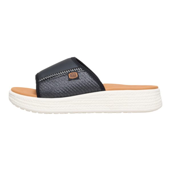 Tide Espadrille Slide - Black/Egret - Image 8