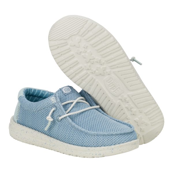 Wendy Youth Stretch Sox - Cloud Blue/Dawn Blue - Image 3