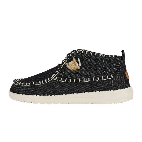 Wendy Mid Perf Canvas - Black - Image 9