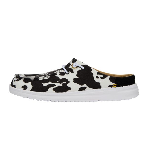 Wendy Slip Classic - White/Black Cow Print - Image 8
