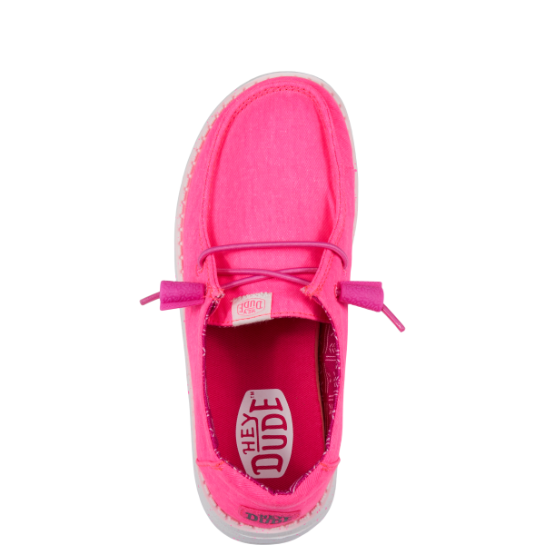 Wendy Youth Stretch Canvas - Neon Pink - Image 6