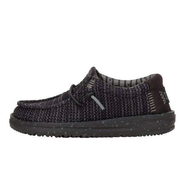 Wally Toddler Stretch Mesh - Black/Black - Image 8