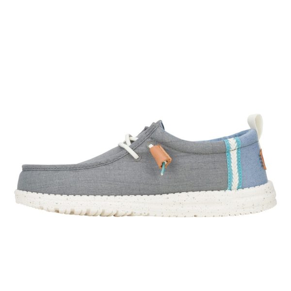 Wally Craft Linen - Monument Grey/Faded Denim - Image 9