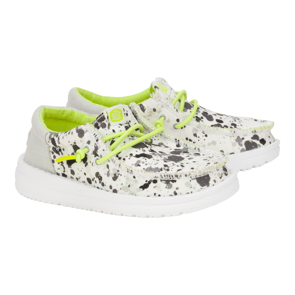 Wally Funk Toddler Splatter - White/Multi - Image 2