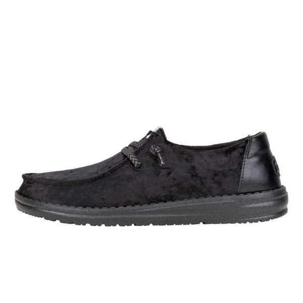 Wendy Crushed Velvet - Black/Black - Image 9