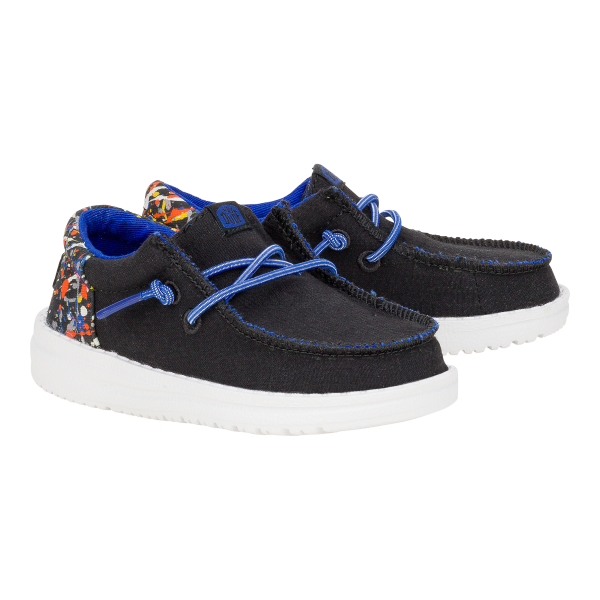 Wally Funk Toddler Splatter - Black - Image 2