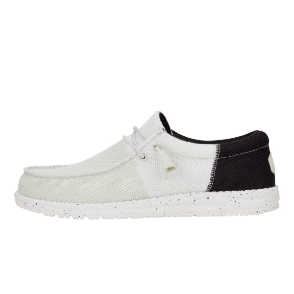 Wally Tri Varsity Mesh - White/Black - Image 8