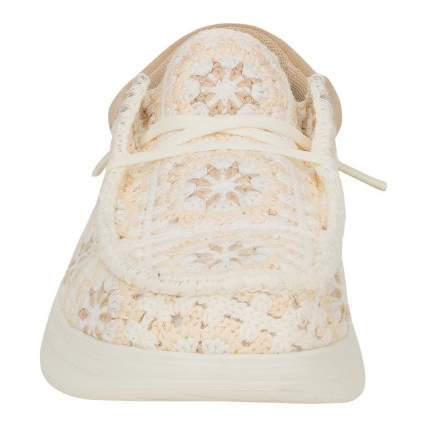 Wendy Comf Cottage Crochet - Tan/Multi - Image 5