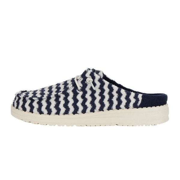 Wendy Slip Terry Stripe - Navy Blazer/Egret - Image 9