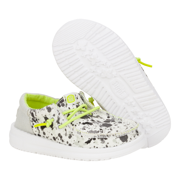 Wally Funk Toddler Splatter - White/Multi - Image 3