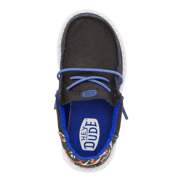Wally Funk Toddler Splatter - Black - Image 6