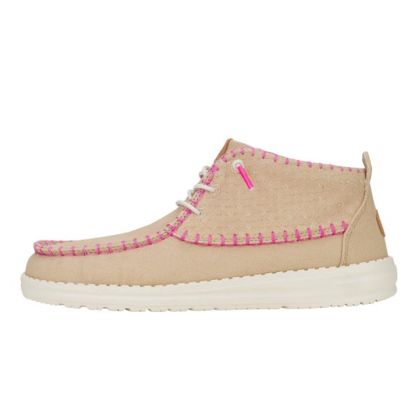 Wendy Mid Perf Canvas - Irish Cream - Image 9