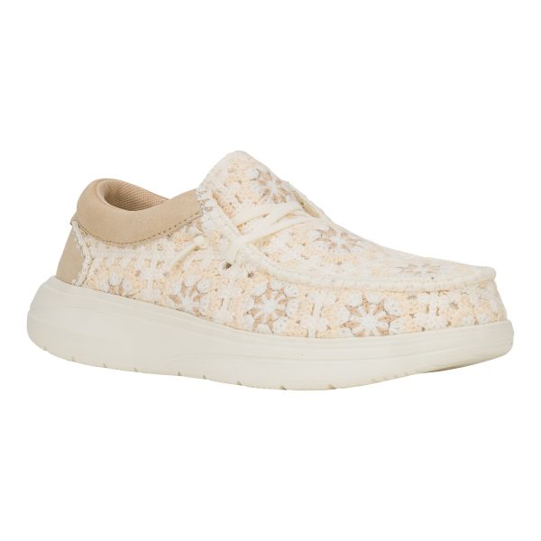 Wendy Comf Cottage Crochet - Tan/Multi - Image 8