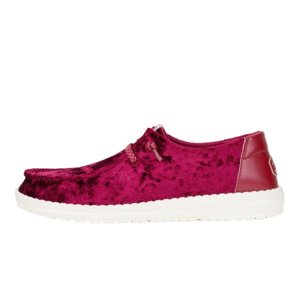 Wendy Crushed Velvet - Burgundy - Image 9