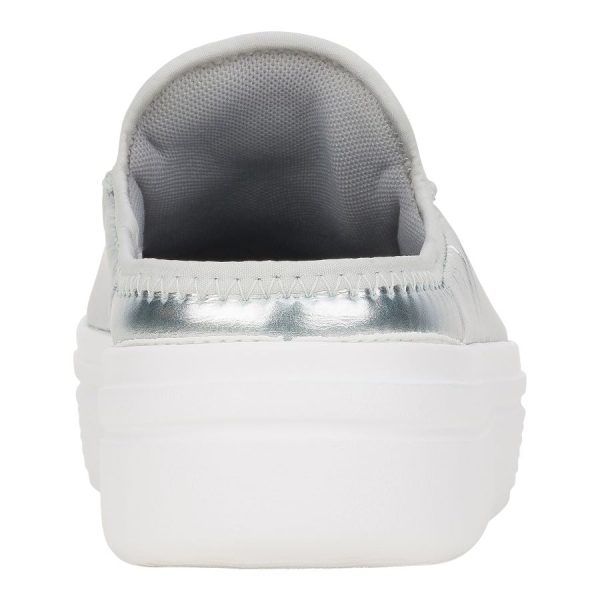Austin Lift Metallic Puffer - Silver/White - Image 6