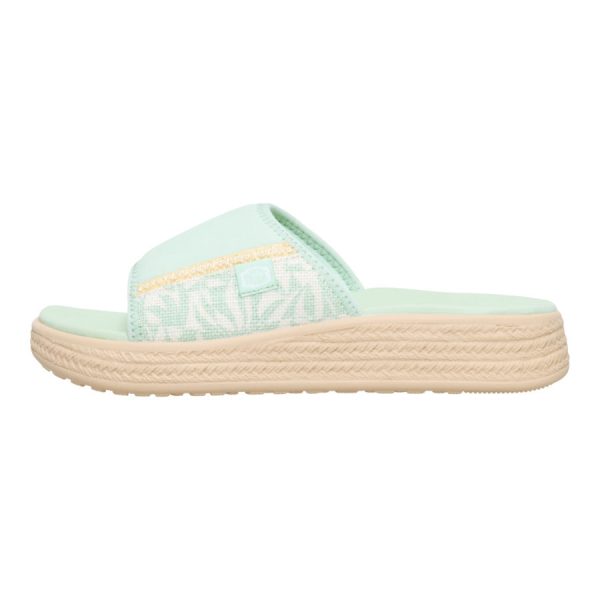Tide Espadrille Slide - Celadon Green/Multi - Image 8