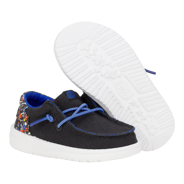 Wally Funk Toddler Splatter - Black - Image 3